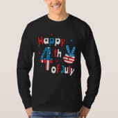 Happy 4th of July Independence Day T-shirt (Voorkant)