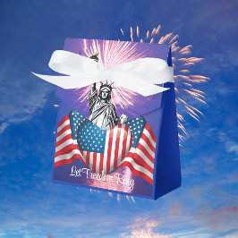 Happy 4th of July "Let Freedom Ring" Favorietenbox Bedankdoosjes