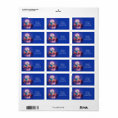 Happy 4th of July "Let Freedom Ring" Labels (Full Sheet)