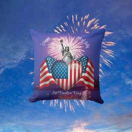 Happy 4th of July "Let Freedom Ring" Sierkussen