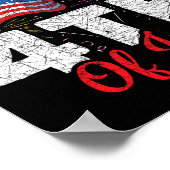 Happy 4th Of July Patriotic American Us Flag 4th O Poster (Hoek)
