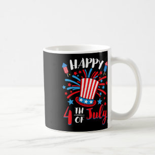 Happy 4th of July Patriottische Amerikaanse Vlag M Koffiemok
