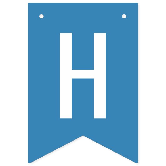 Happy 4th of July Red White and Blue Vlaggetjes (Tweede vlag)