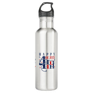 Happy 4th of July Red White and Blue Waterfles