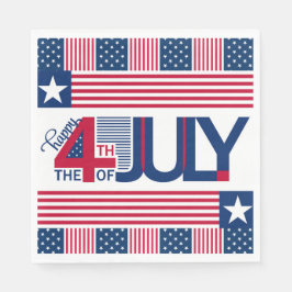 Happy 4th Of July Servet