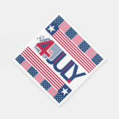 Happy 4th Of July Servet (Hoek)