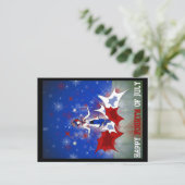 Happy 4th of July - Uncle Sam - Briefkaart (Staand voorkant)