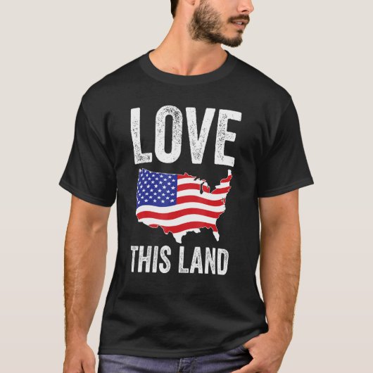 Happy 4th Of July US Flag Patriotic American 1 T-shirt (Voorkant)