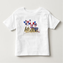 Happy 4th of July USA Kinder Shirts