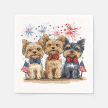 Happy 4th of July Yorkshire Terriër Honden