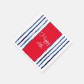 Happy 4th Paper Servet (Hoek)