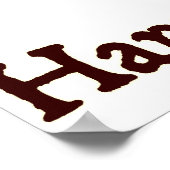 Happy 4th van juli Art Poster (Hoek)