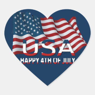 HAPPY 4TH VAN JULI HART STICKER