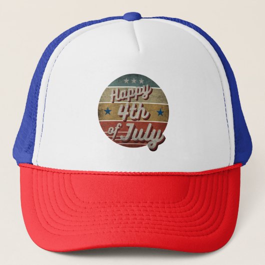 HAPPY 4TH VAN JULI TRUCKER PET (Voorkant)