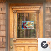  Happy 4th van juli Window Cling Raamsticker (Huis Deur)