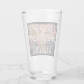 HAPPY 4TH VAN JULY GLASS GLAS (Achterkant)