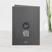 Happy 50 Birthday Folded Wenskaart Kaart (Achterkant)