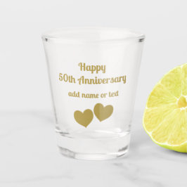 Happy 50th Anniversary Shot Glas