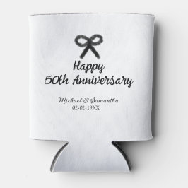 Happy 50th Anniversary Voeg paar naam datum bruilo Blikjeskoeler