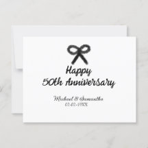 Happy 50th Anniversary Voeg paar naam datum bruilo