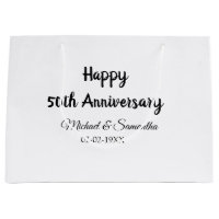 Happy 50th Anniversary Voeg paar naam datum bruilo