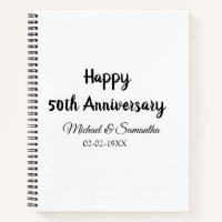 Happy 50th Anniversary Voeg paar naam datum bruilo