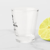 Happy 50th Anniversary Voeg paar naam datum bruilo Shot Glas (Rechts)