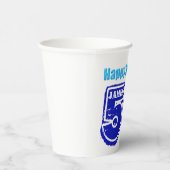 Happy 50th Birthday - aanpasbaar papierbekertje Papieren Bekers (Rechts)