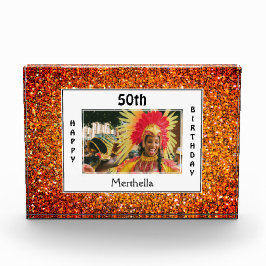 Happy 50th Birthday | ELKE LEEFTIJD | RED Glitter Fotoblokken