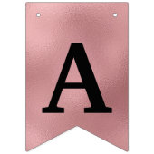 Happy 50th Birthday Foto Roos Gold Folie Bunting F Vlaggetjes (Derde vlag)