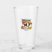 Happy 50th Birthday Glas (Voorkant)