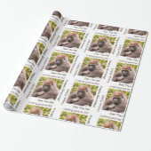 Happy 50th Birthday Gorilla Wrapping Paper Cadeaupapier (Uitgerold)