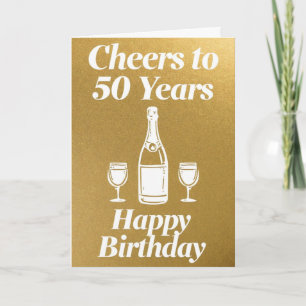 Happy 50th Birthday Kaart