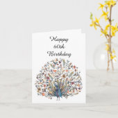 Happy 50th Birthday Kaart (Gele Bloem)