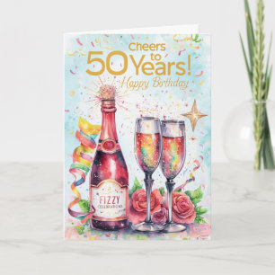 Happy 50th Birthday Kaart