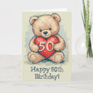 Happy 50th Birthday Kaart
