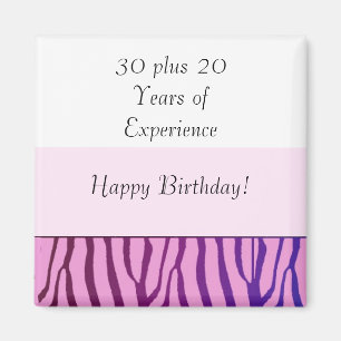 Happy 50th Birthday Magneet