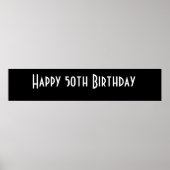 Happy 50th Birthday Poster (Voorkant)