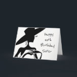 HAPPY **50th** BIRTHDAY ***SISTER*** CARD Kaart<br><div class="desc">HAVE LOVELY ***SISTER*** AND WHO IS HAVING A *****50th BIRTHDAY***** THEN GO FOR IT AND SEND OR GIVE THIS CUTE CARD TO HER TODAY! THANKS FOR STOPPING BY 1 OF MY 8 STORES</div>