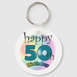 Happy 50th Birthday Sleutelhanger