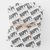 Happy 50th Birthday Wrapping Paper Sheets (In situ)