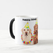 Happy 50th Funny Birthday Dog Mok (Voorkant links)