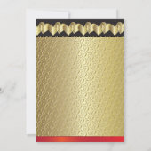 Happy 50th Golden Heart Jubileum Kaart (Achterkant)