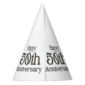 Happy 50th Jubileum Feesthoedjes (Achterkant)