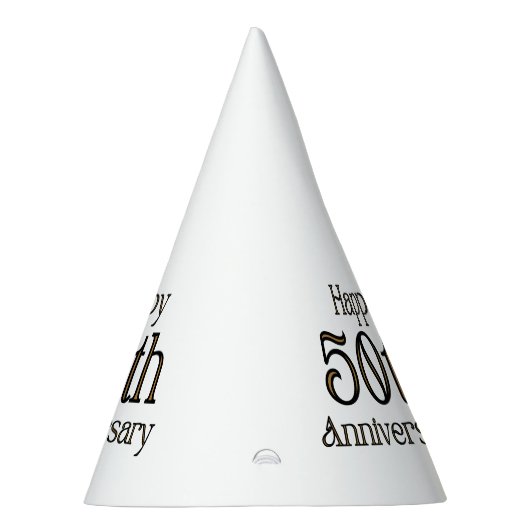 Happy 50th Jubileum Feesthoedjes (Rechts)