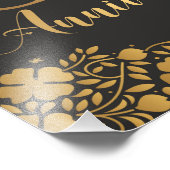 Happy 50th Jubileum Golden Wedding Jublilee Foto Afdruk (Hoek)