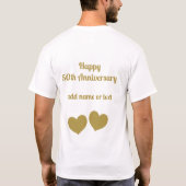 Happy 50th Jubileum T-shirt (Achterkant)