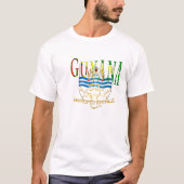 Happy 50th Jubileum T-Shirt Guyana, (Voorkant)