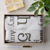 Happy 50th Jubileum Tissuepapier (Geschenk)