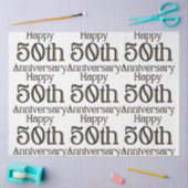Happy 50th Jubileum Tissuepapier (Craft)